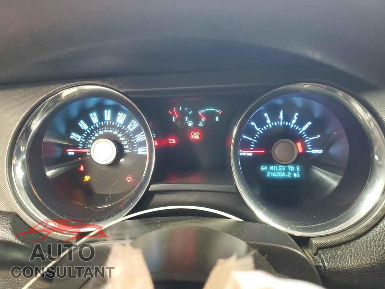 FORD MUSTANG 2012 - 1ZVBP8CF0C5225736