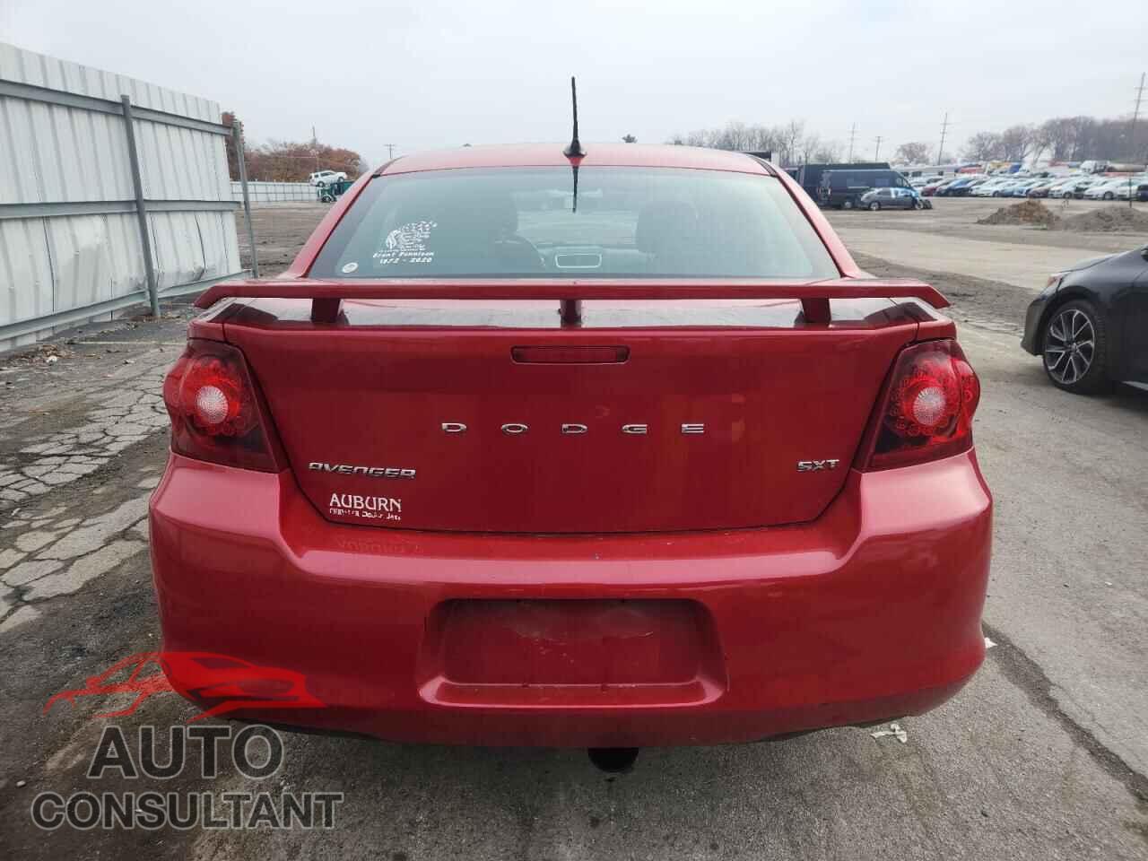 DODGE AVENGER 2012 - 1C3CDZCB0CN314231