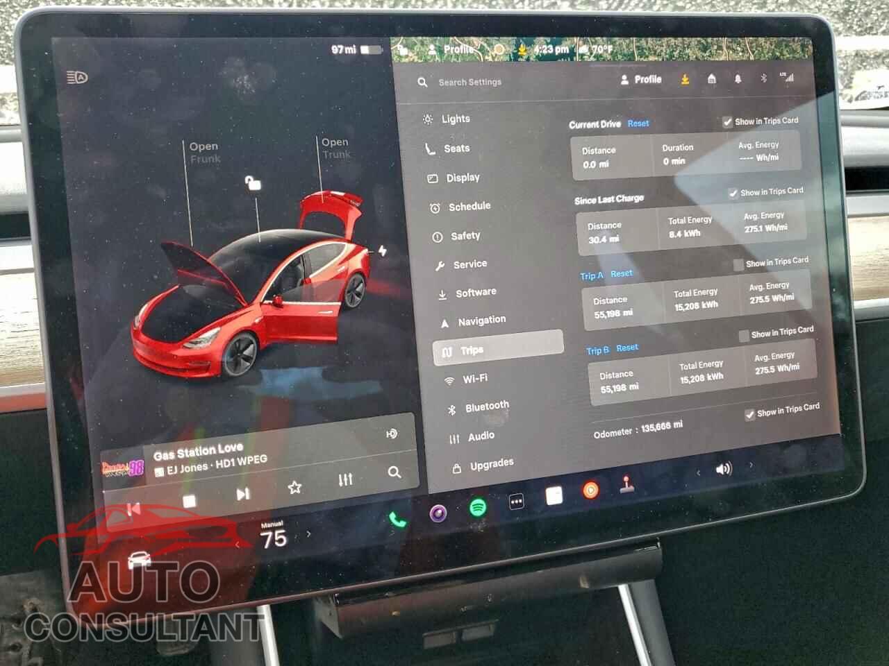 TESLA MODEL 3 2018 - 5YJ3E1EB2JF070018