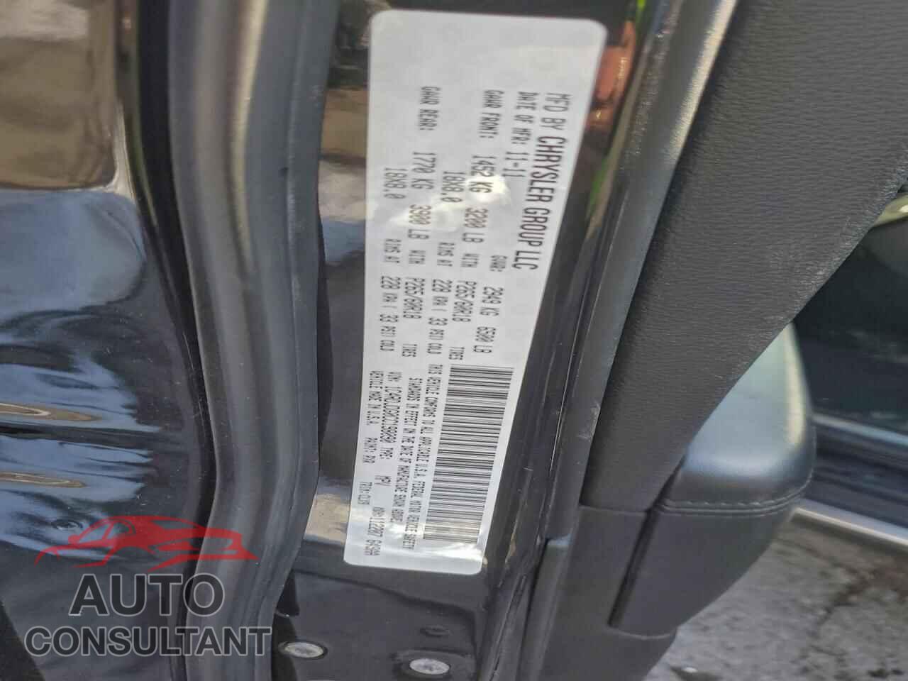 DODGE DURANGO 2012 - 1C4RDJDG0CC198090