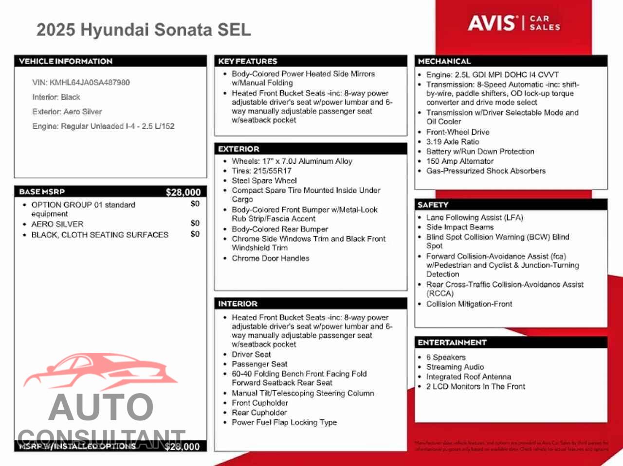 HYUNDAI SONATA 2025 - KMHL64JA0SA487980