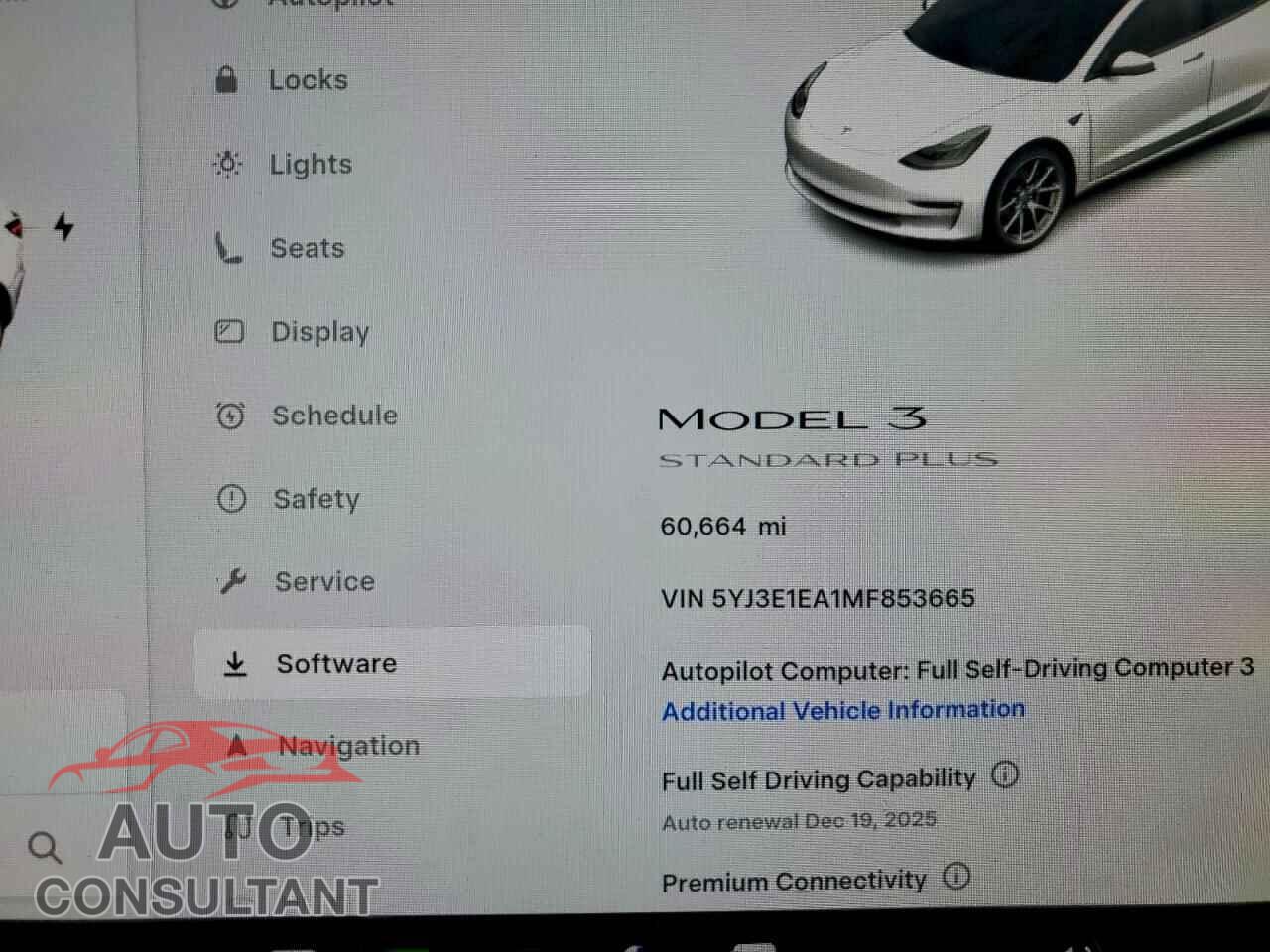 TESLA MODEL 3 2021 - 5YJ3E1EA1MF853665