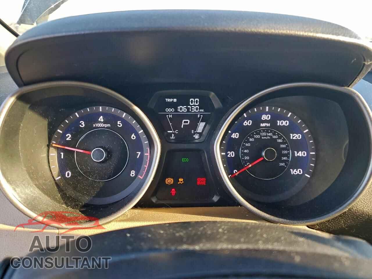 HYUNDAI ELANTRA 2013 - 5NPDH4AE2DH444792