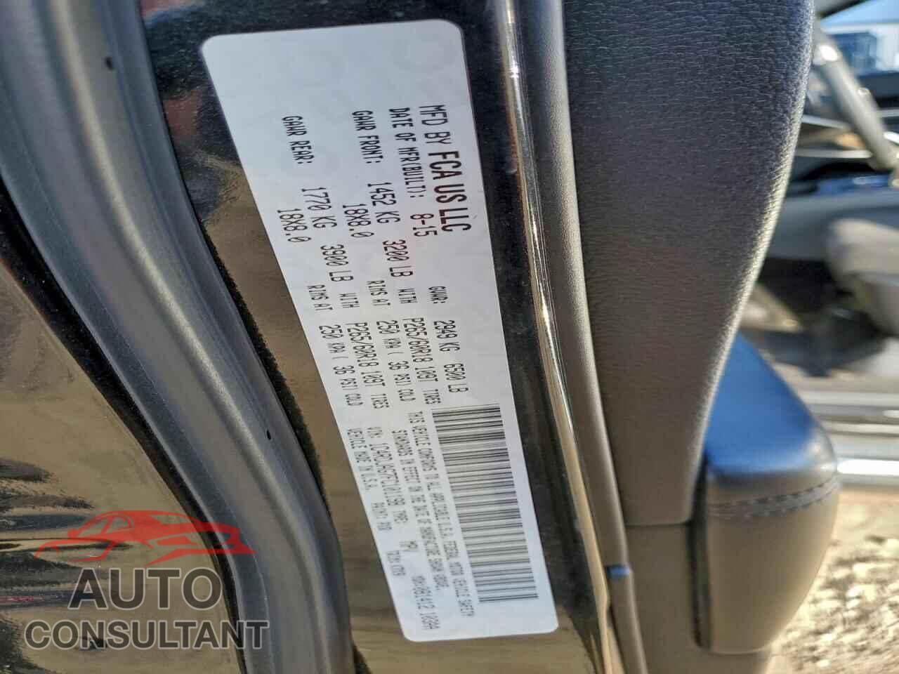 DODGE DURANGO 2015 - 1C4RDJAG7FC101198