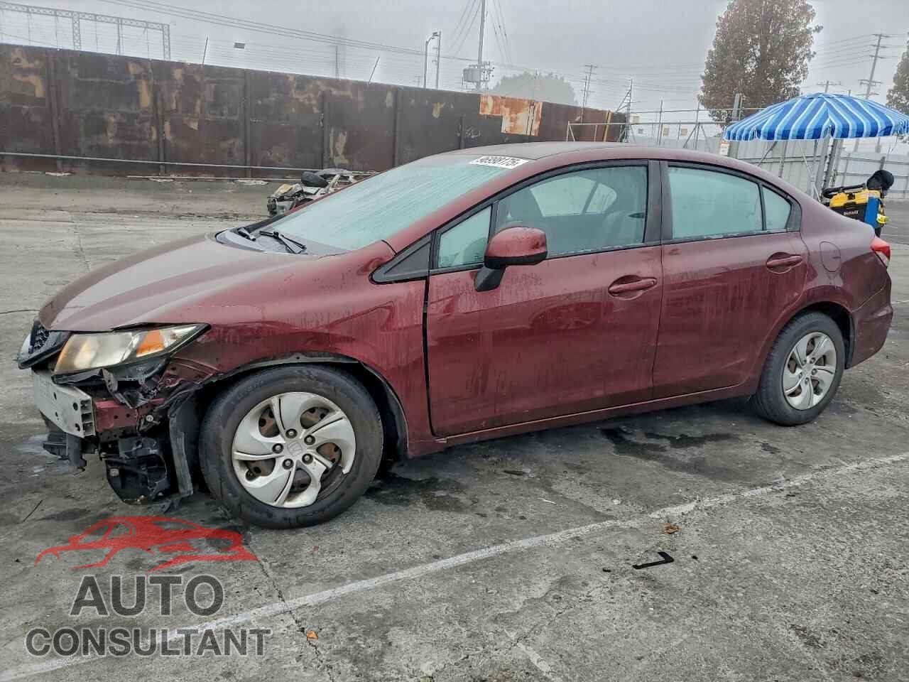 HONDA CIVIC 2013 - 19XFB2F52DE233717