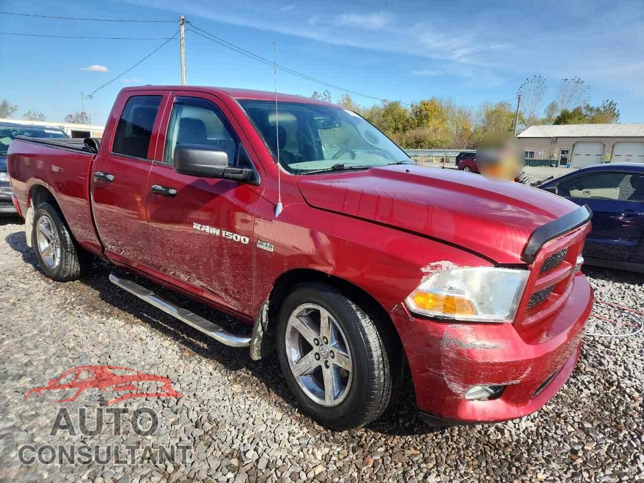 DODGE RAM 1500 2012 - 1C6RD6FT1CS144141