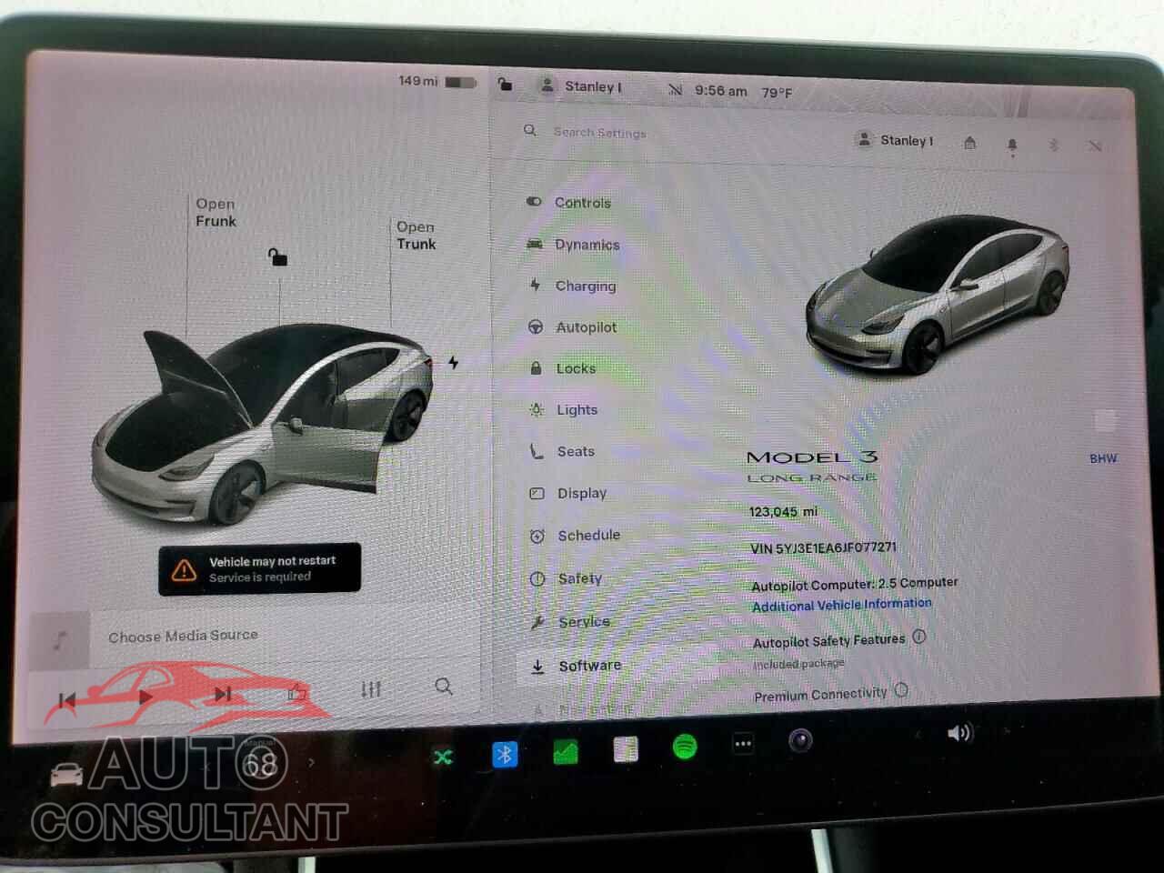 TESLA MODEL 3 2018 - 5YJ3E1EA6JF077271