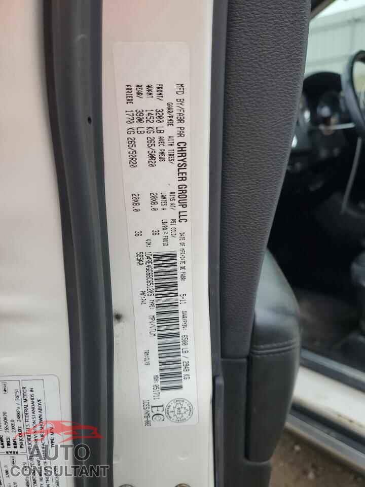 DODGE DURANGO 2011 - 1D4RE4GG6BC651205