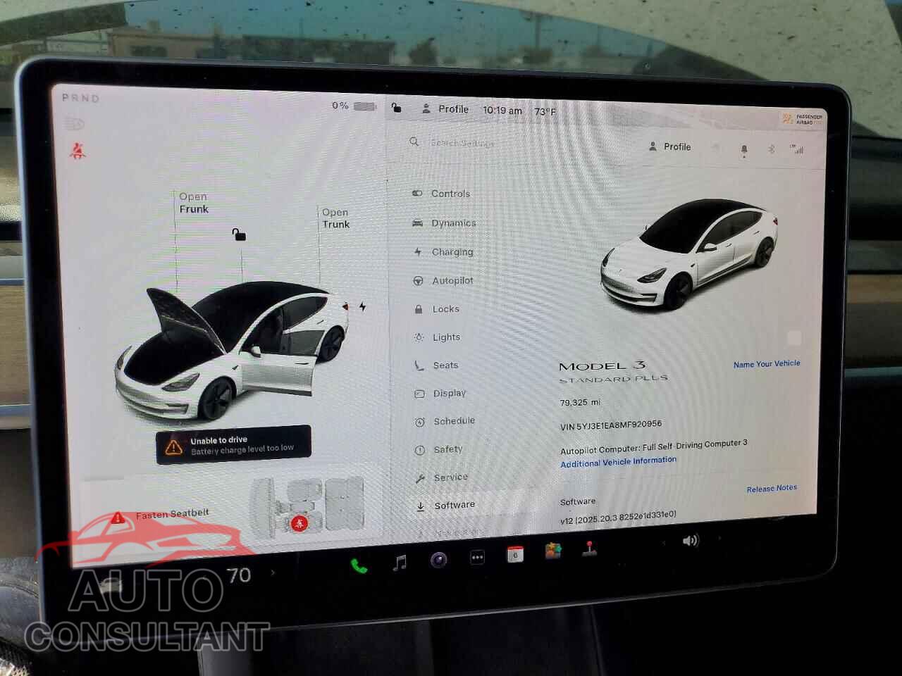 TESLA MODEL 3 2021 - 5YJ3E1EA8MF920956