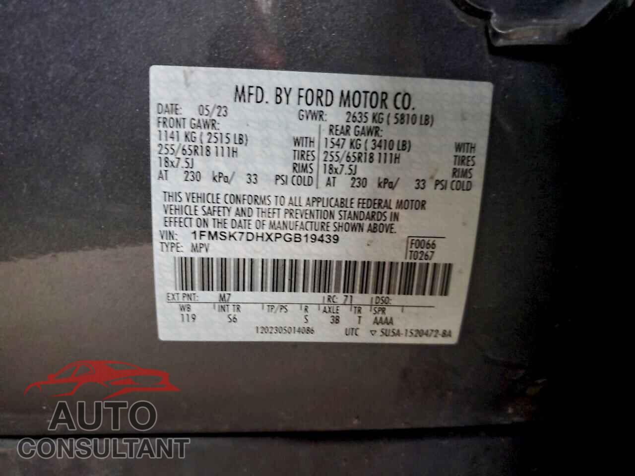FORD EXPLORER 2023 - 1FMSK7DHXPGB19439