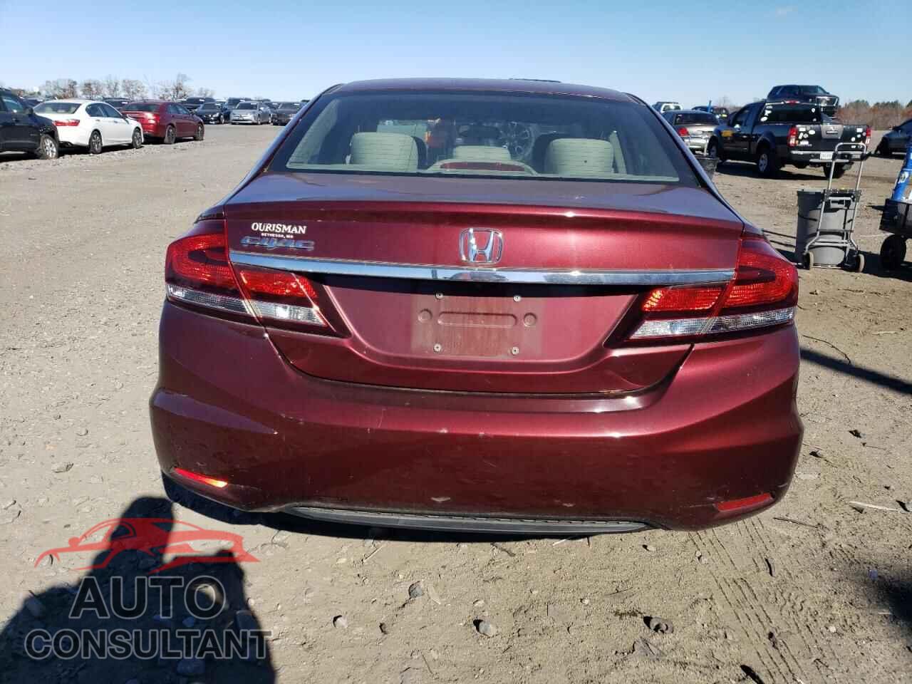 HONDA CIVIC 2013 - 2HGFB2F54DH584084