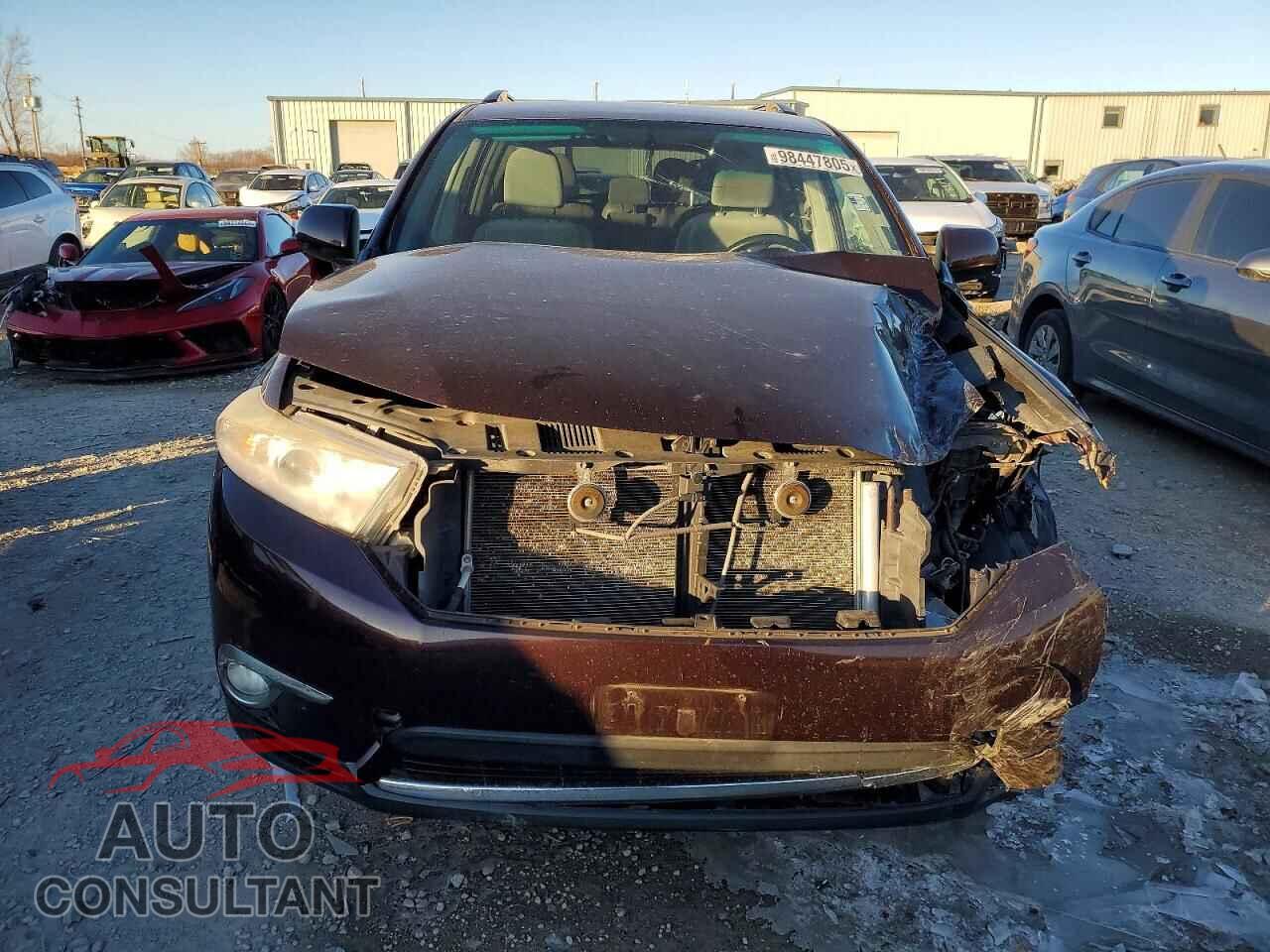 TOYOTA HIGHLANDER 2012 - 5TDBK3EH0CS100569