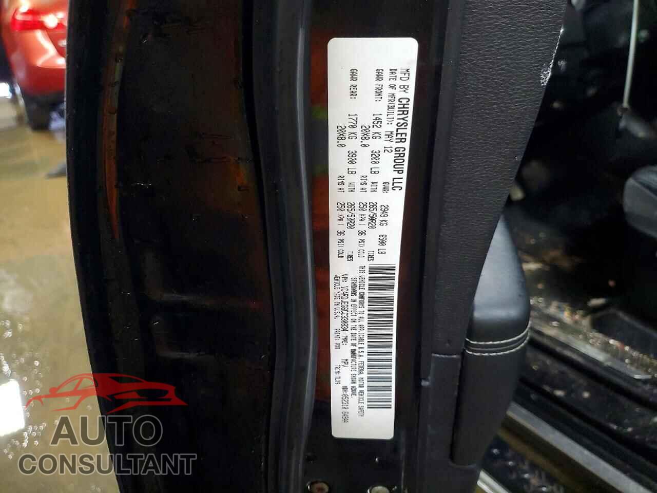 DODGE DURANGO 2012 - 1C4RDJEG6CC330834