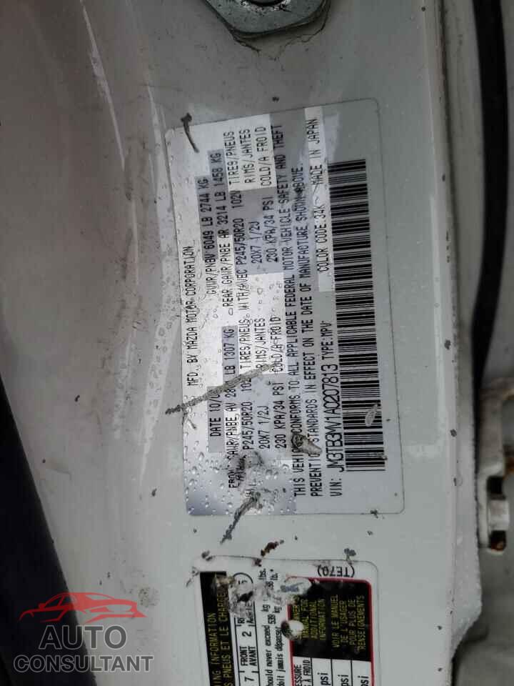 MAZDA CX-9 2010 - JM3TB3MV1A0207813