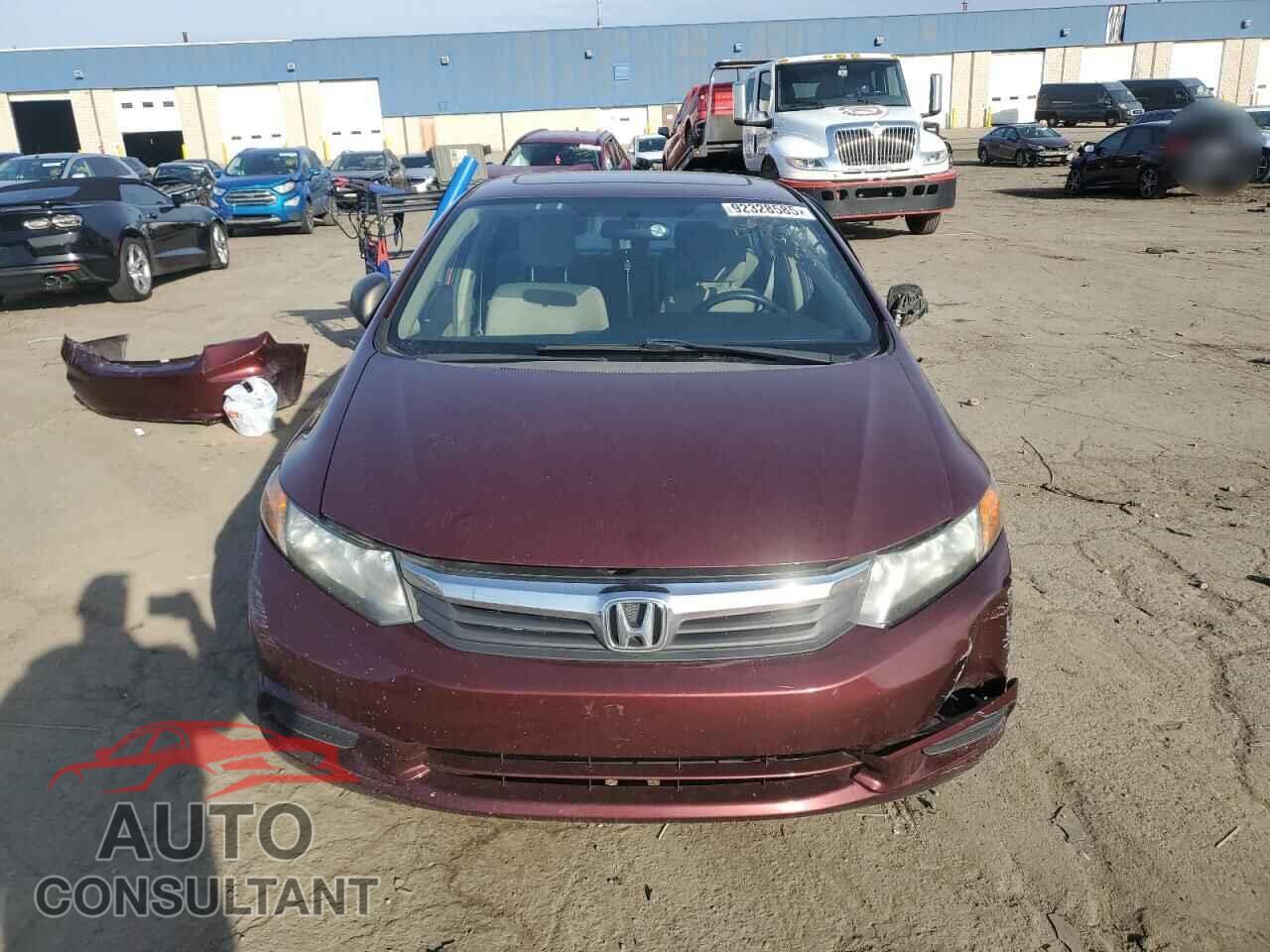 HONDA CIVIC 2012 - 2HGFB2F84CH537467