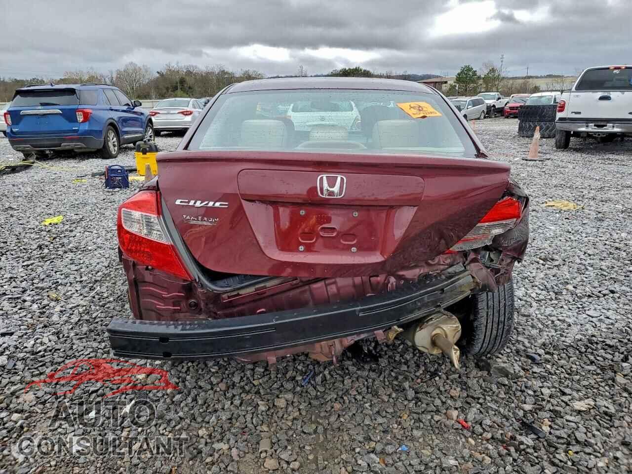 HONDA CIVIC 2012 - 19XFB2F59CE095236