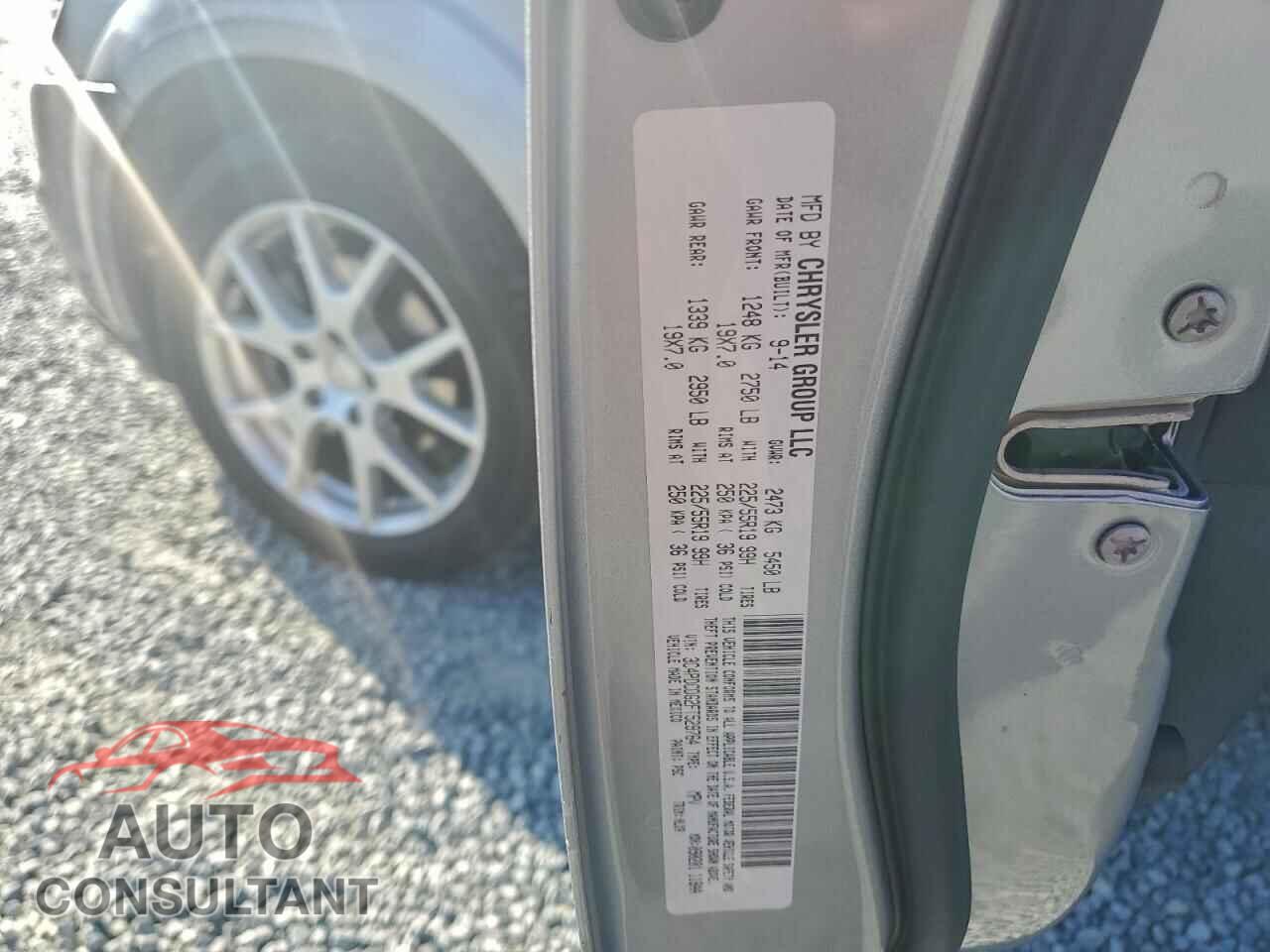 DODGE JOURNEY 2015 - 3C4PDCDG2FT529764