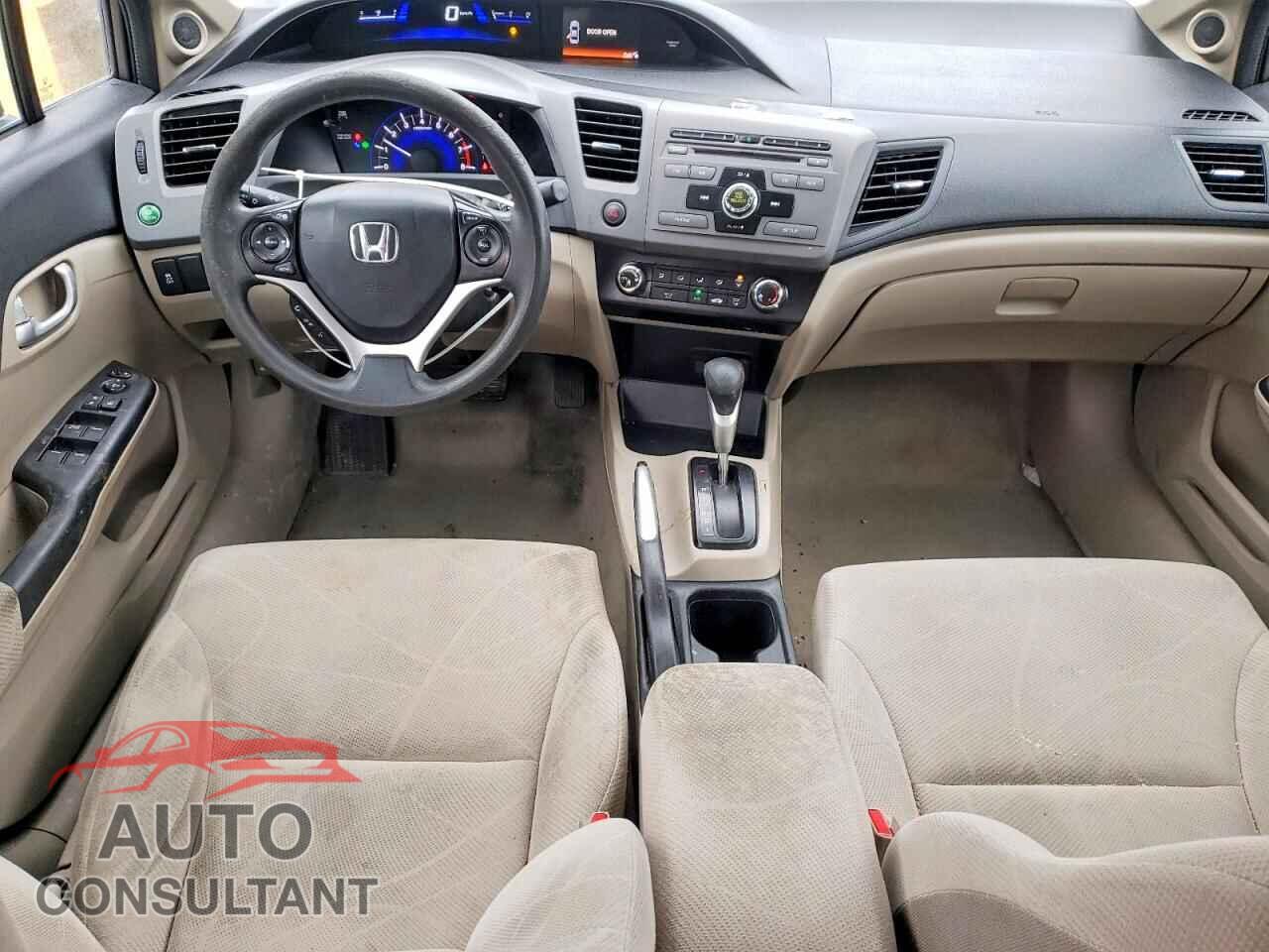 HONDA CIVIC 2012 - 19XFB2F86CE087332