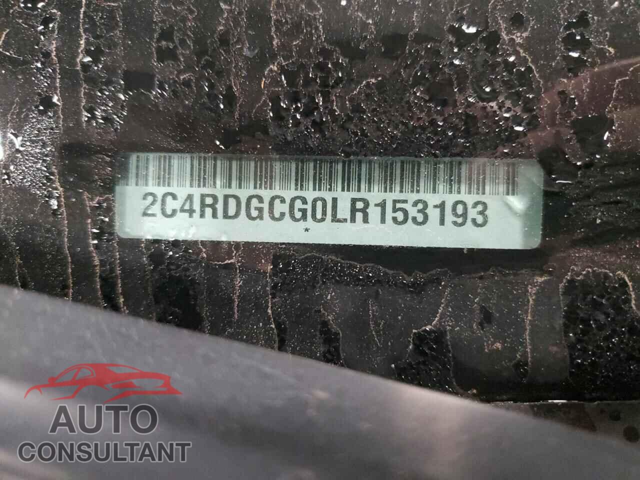 DODGE CARAVAN 2020 - 2C4RDGCG0LR153193