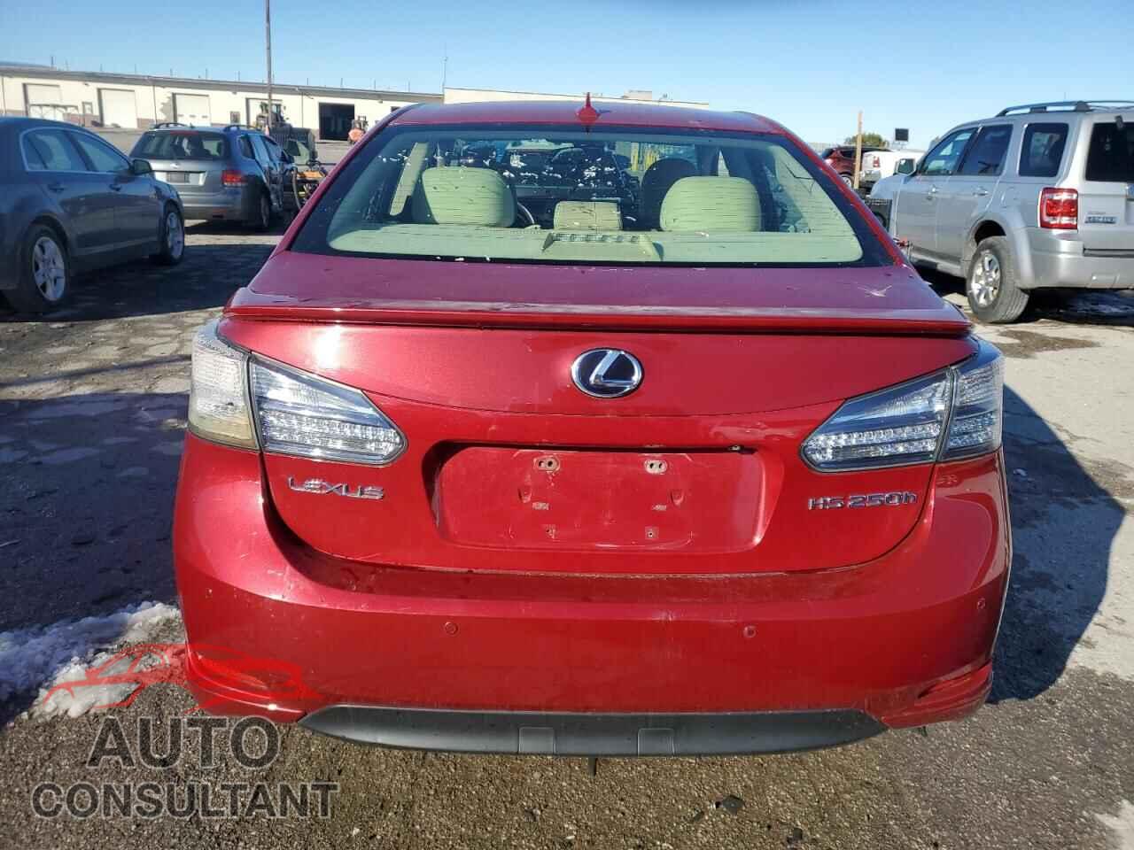 LEXUS HS 2010 - JTHBB1BA0A2036841