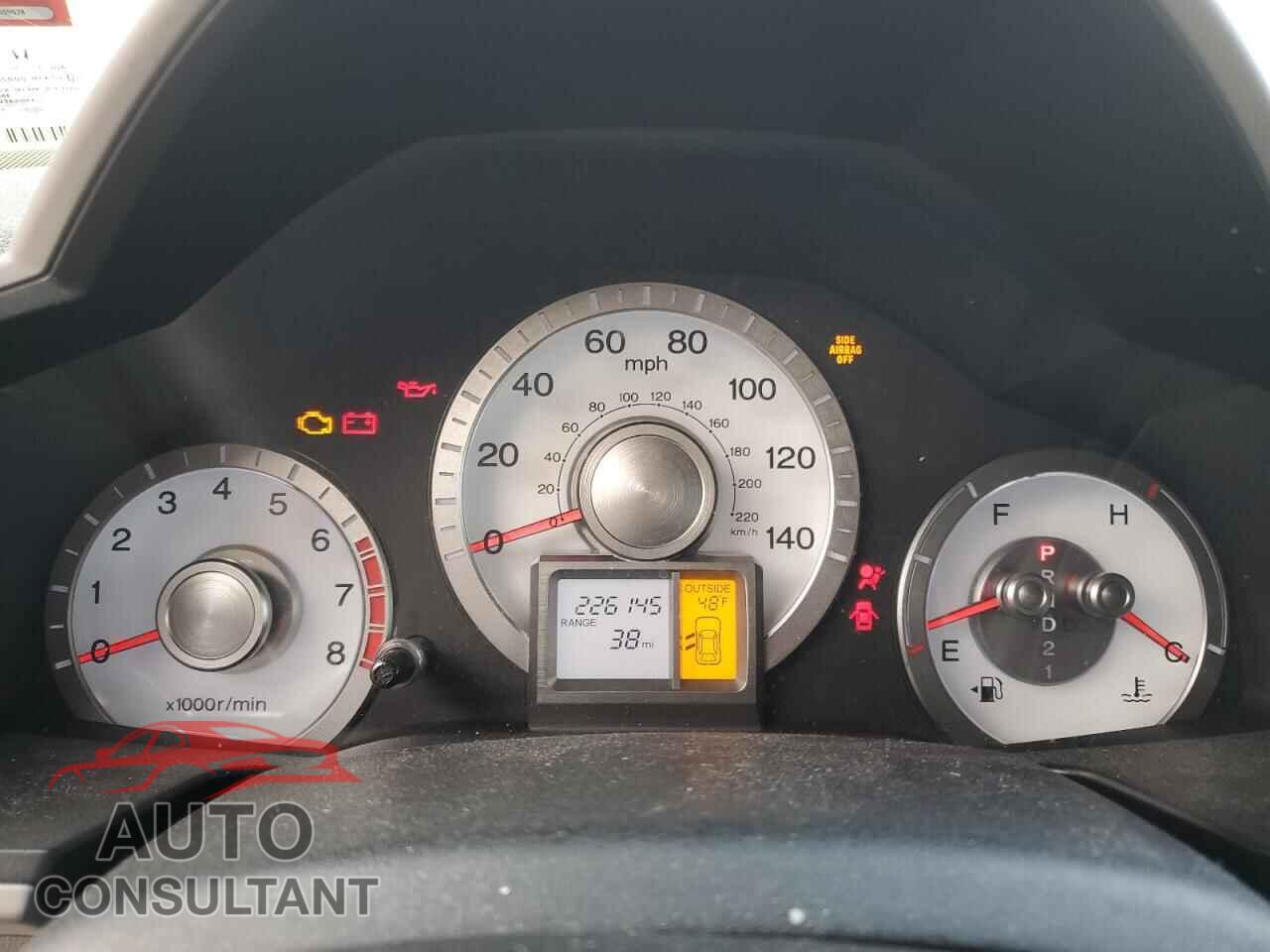 HONDA PILOT 2009 - 5FNYF48669B044052
