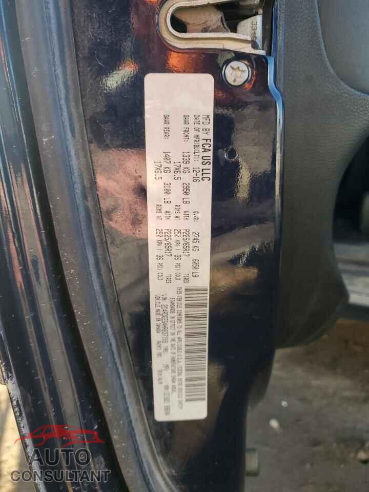 DODGE CARAVAN 2017 - 2C4RDGEG4HR637159