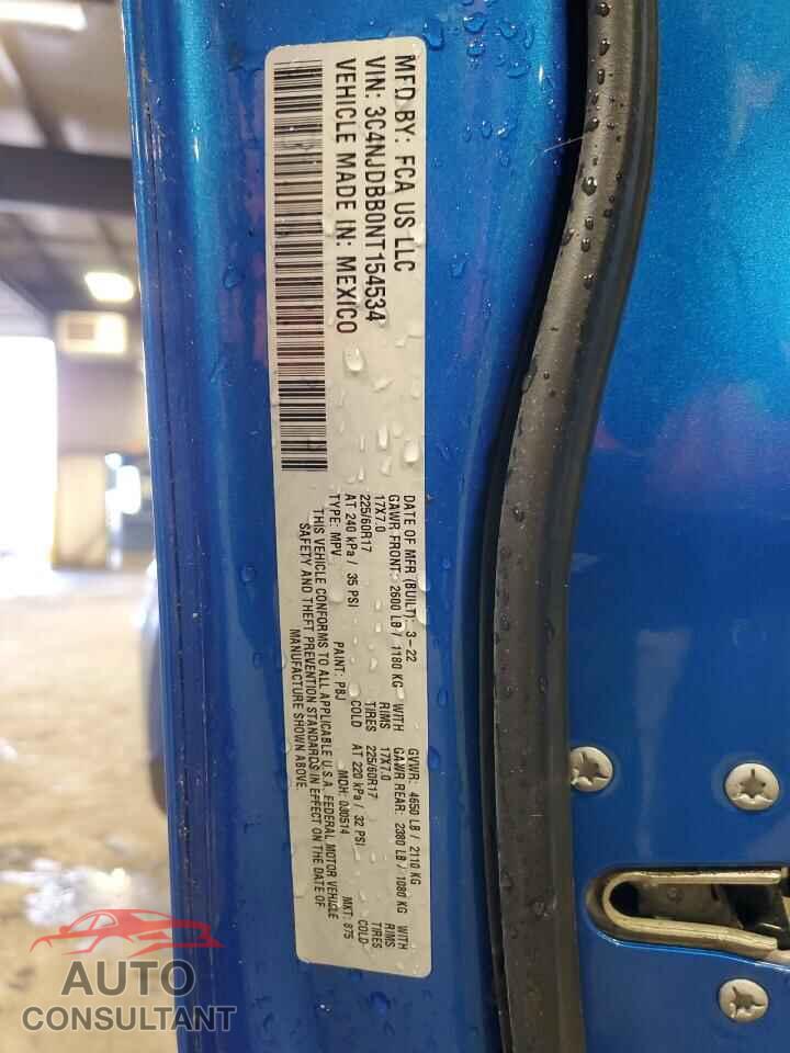 JEEP COMPASS 2022 - 3C4NJDBB0NT154534