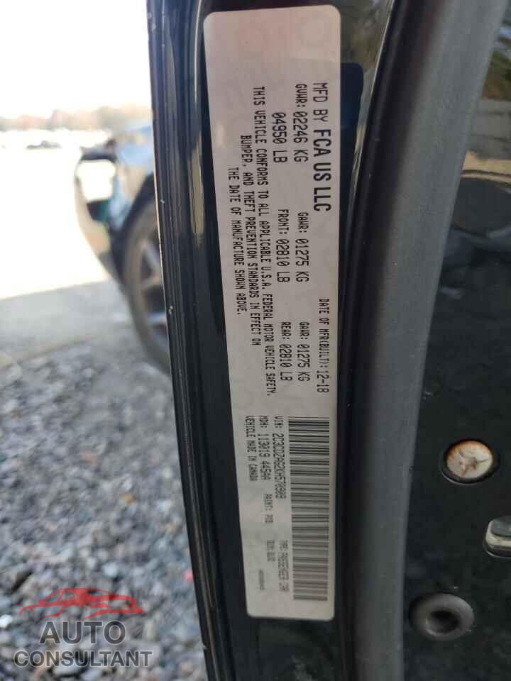 DODGE CHALLENGER 2019 - 2C3CDZAG2KH570909