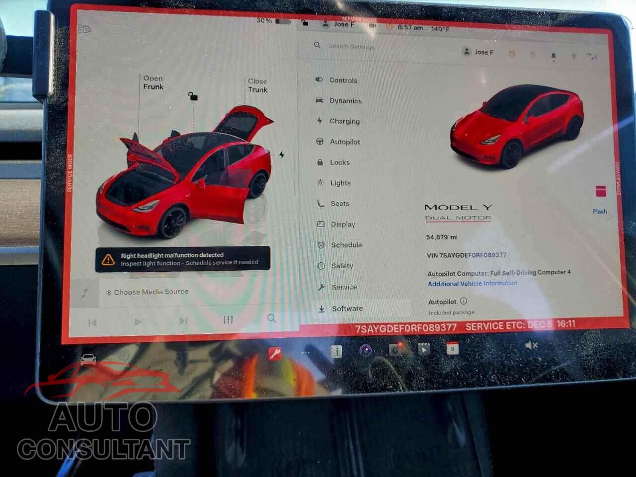 TESLA MODEL Y 2024 - 7SAYGDEF0RF089377