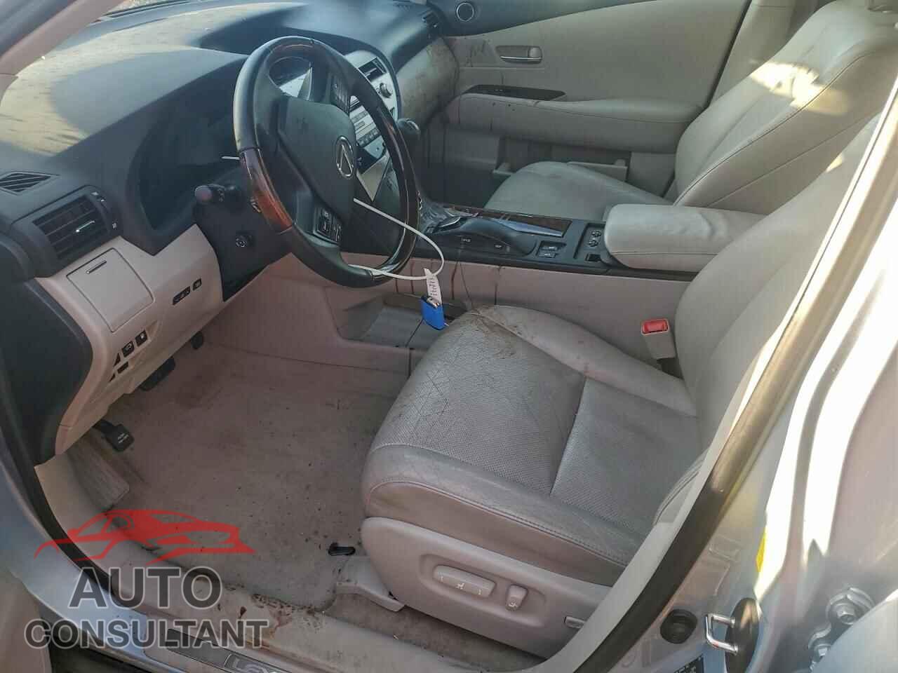 LEXUS RX350 2010 - 2T2BK1BA2AC068446