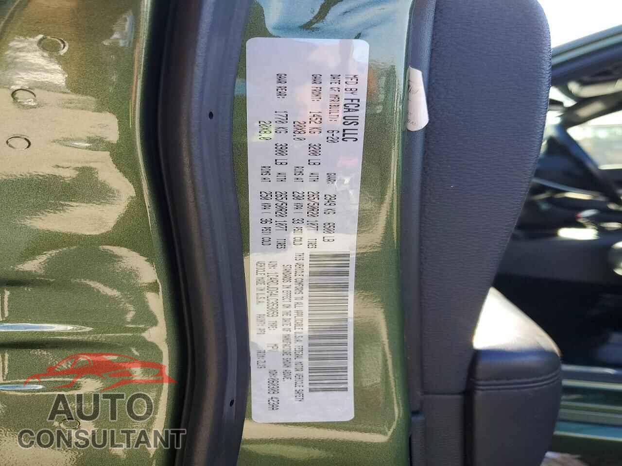 DODGE DURANGO 2020 - 1C4RDJDG4LC353059