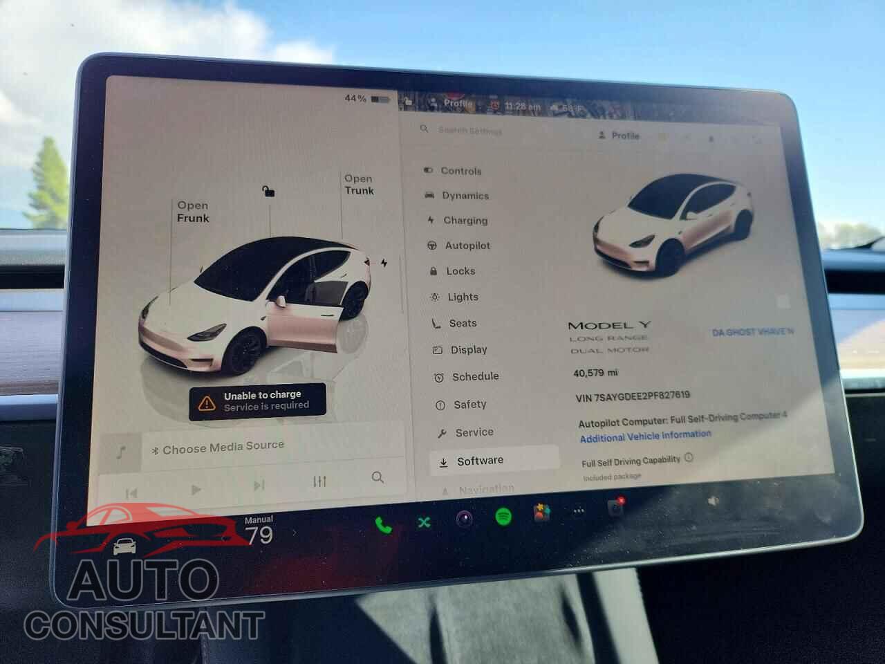 TESLA MODEL Y 2023 - 7SAYGDEE2PF827619