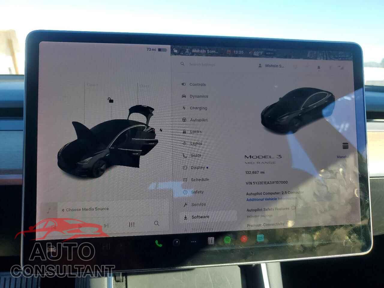 TESLA MODEL 3 2018 - 5YJ3E1EA3JF157000