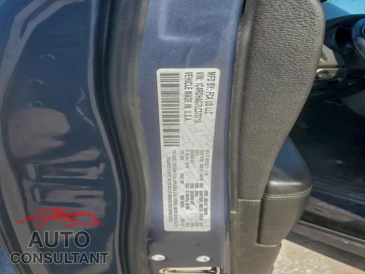 DODGE DURANGO 2020 - 1C4RDHAG7LC373710