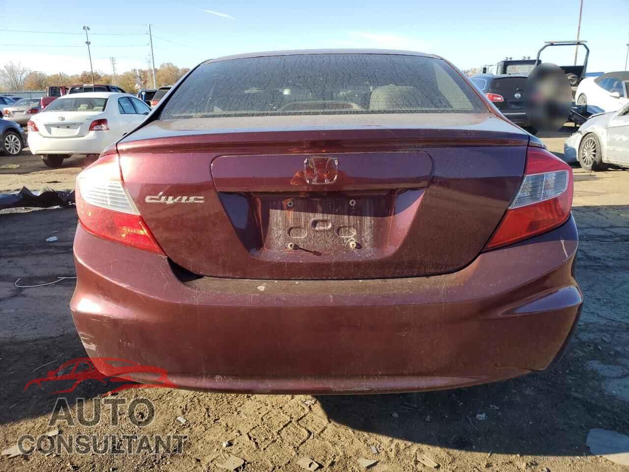 HONDA CIVIC 2012 - 2HGFB2F47CH013436