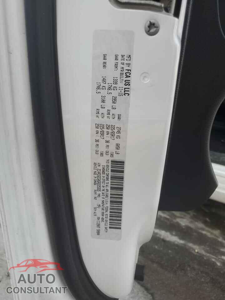 DODGE CARAVAN 2016 - 2C4RDGEG0GR225335
