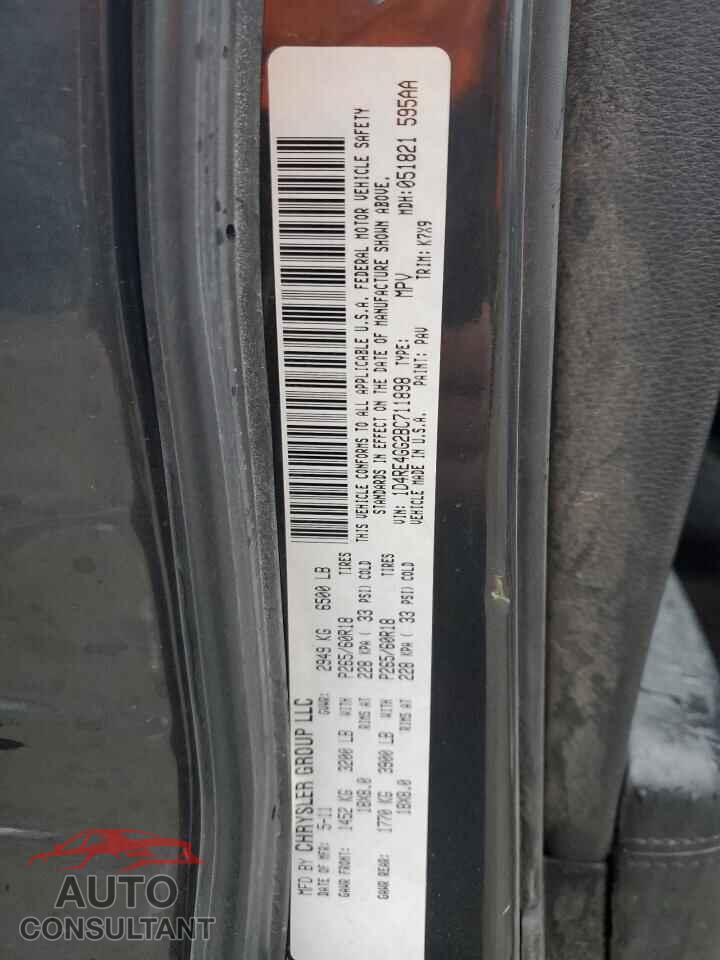 DODGE DURANGO 2011 - 1D4RE4GG2BC711898
