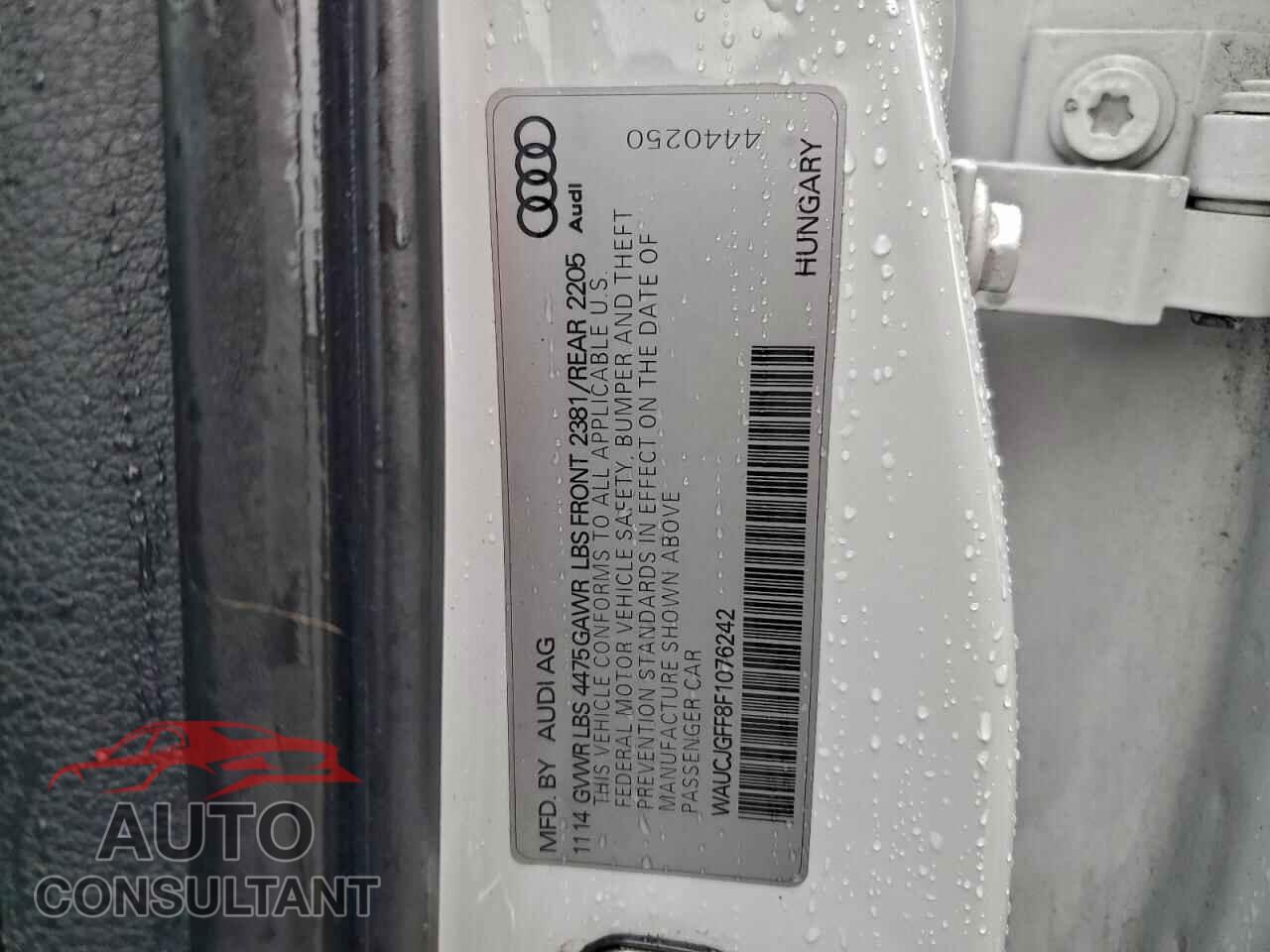 AUDI A3 2015 - WAUCJGFF8F1076242