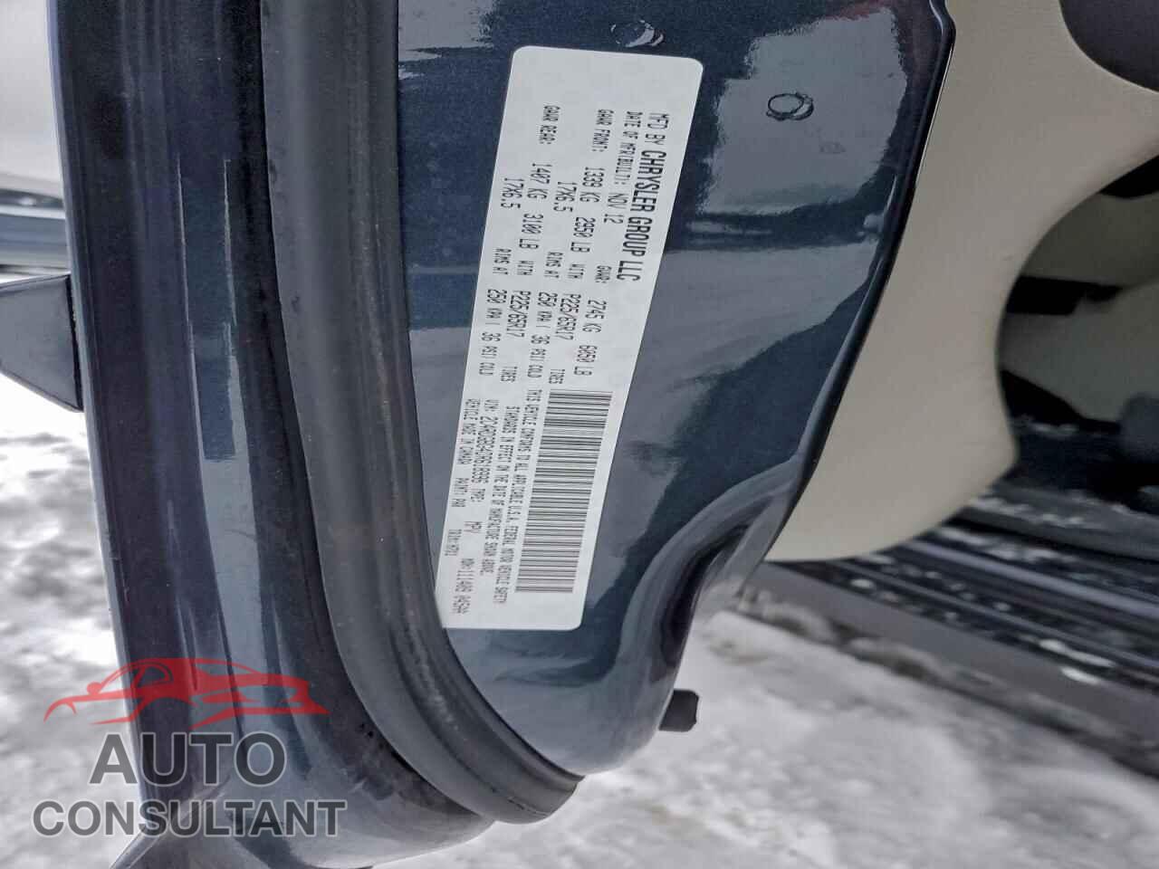 DODGE CARAVAN 2013 - 2C4RDGBG4DR618996