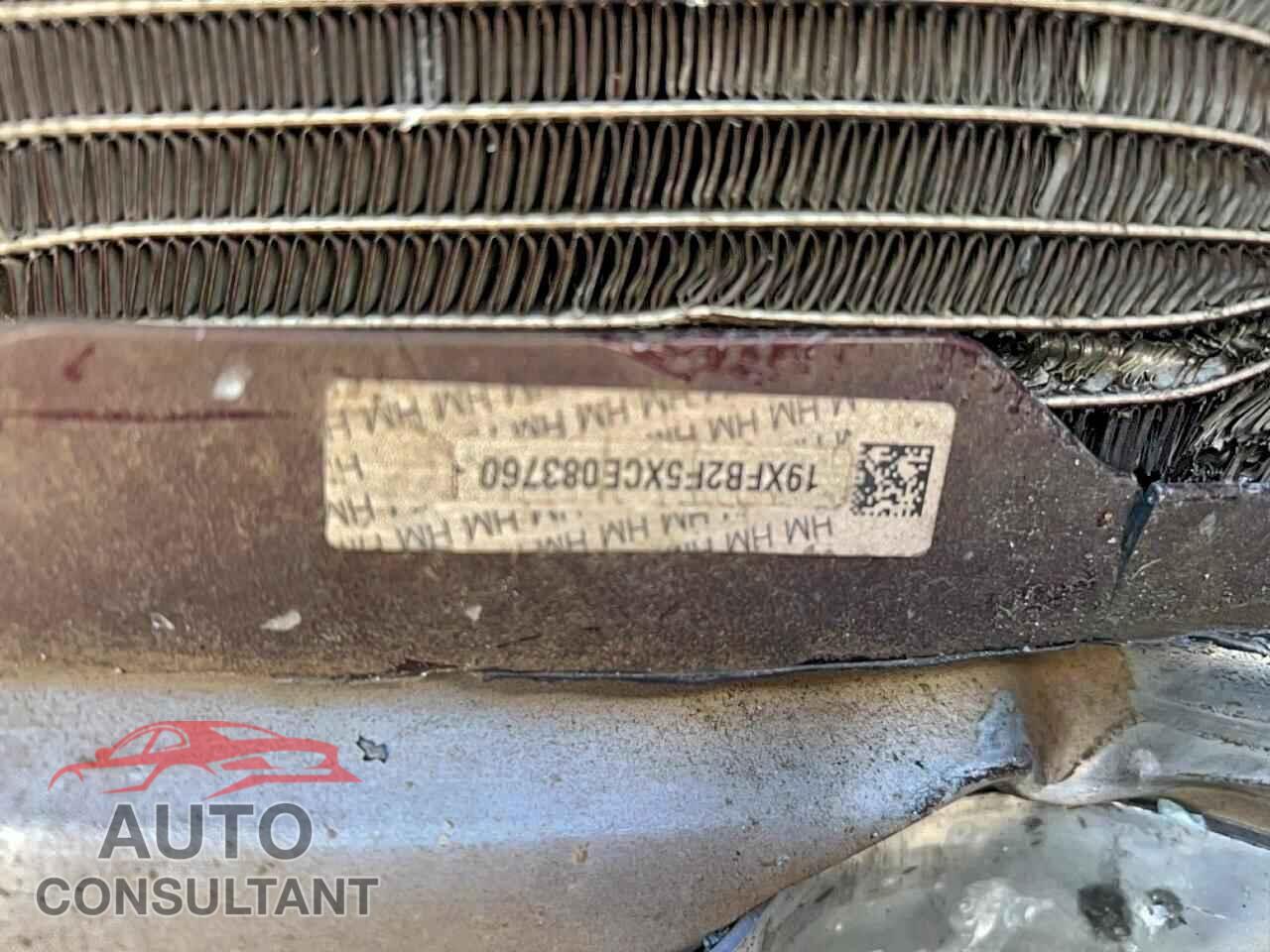 HONDA CIVIC 2012 - 19XFB2F5XCE083760