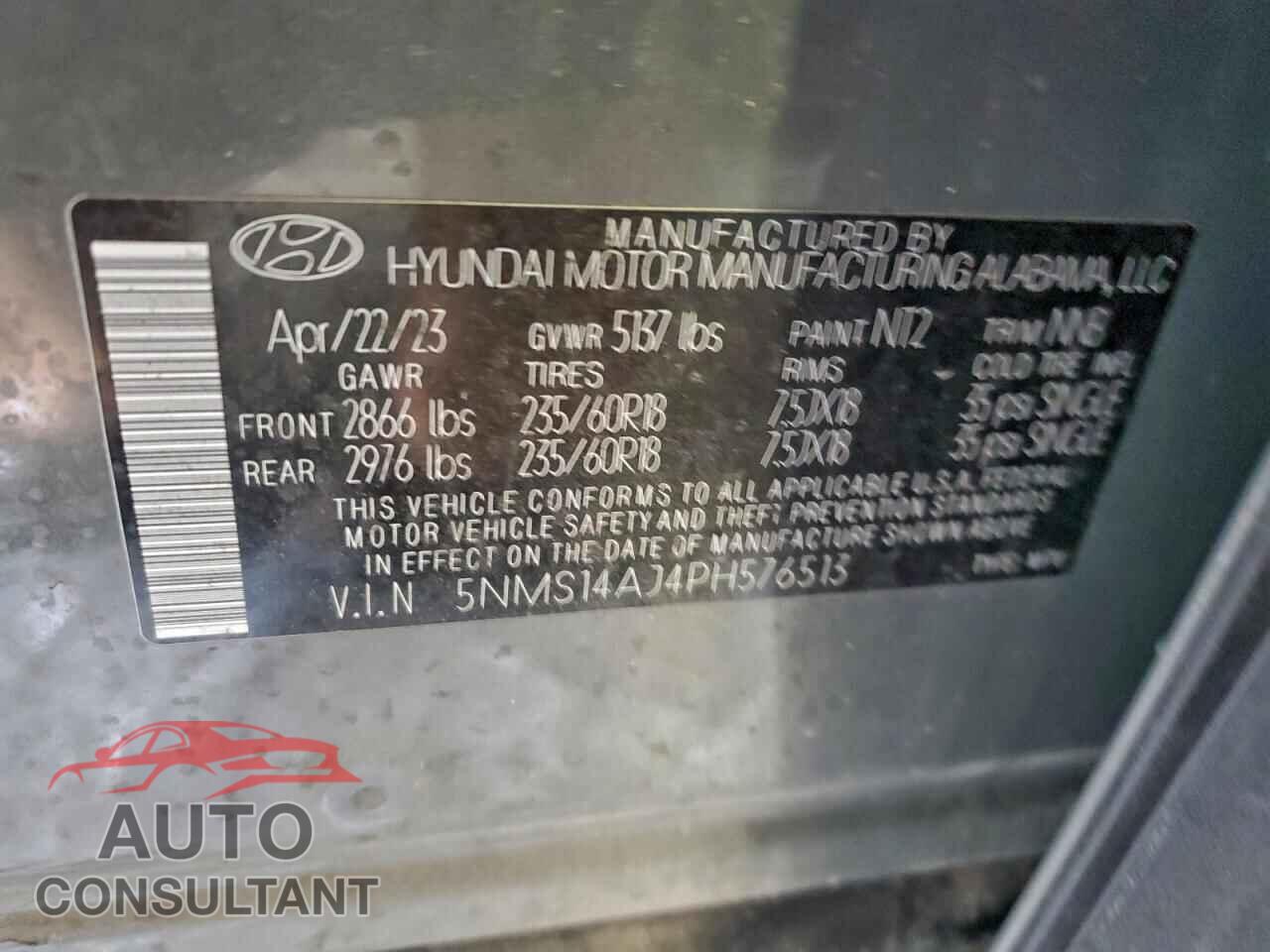 HYUNDAI SANTA FE 2023 - 5NMS14AJ4PH576513