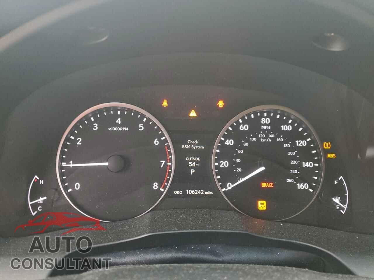 LEXUS ES350 2014 - JTHBK1GG4E2085933