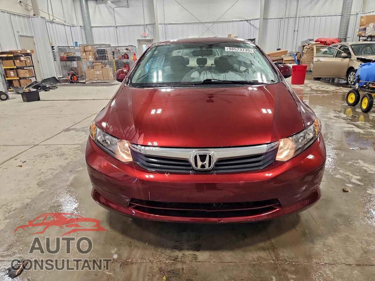 HONDA CIVIC 2012 - 19XFB2F51CE062716
