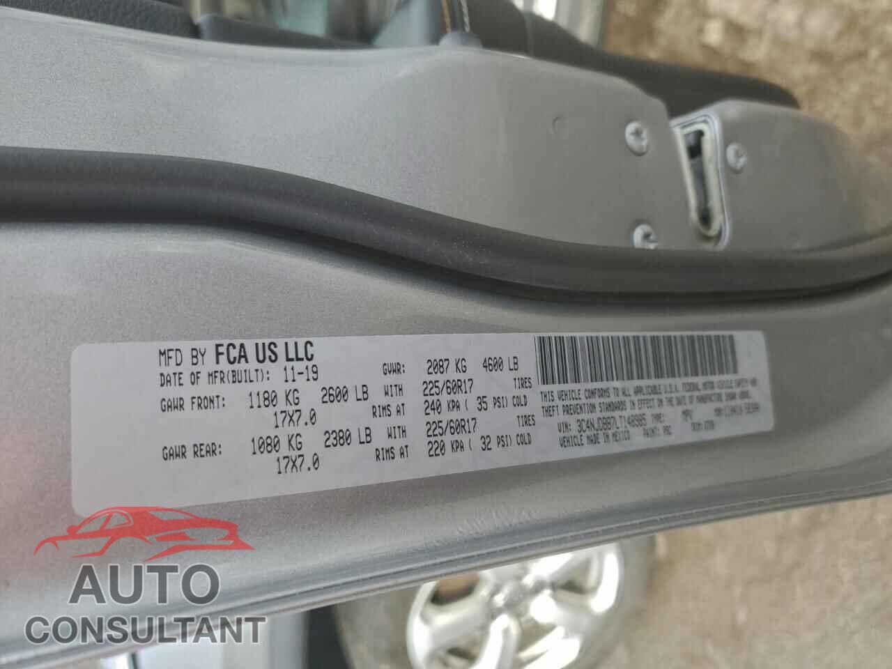 JEEP COMPASS 2020 - 3C4NJDBB7LT148985
