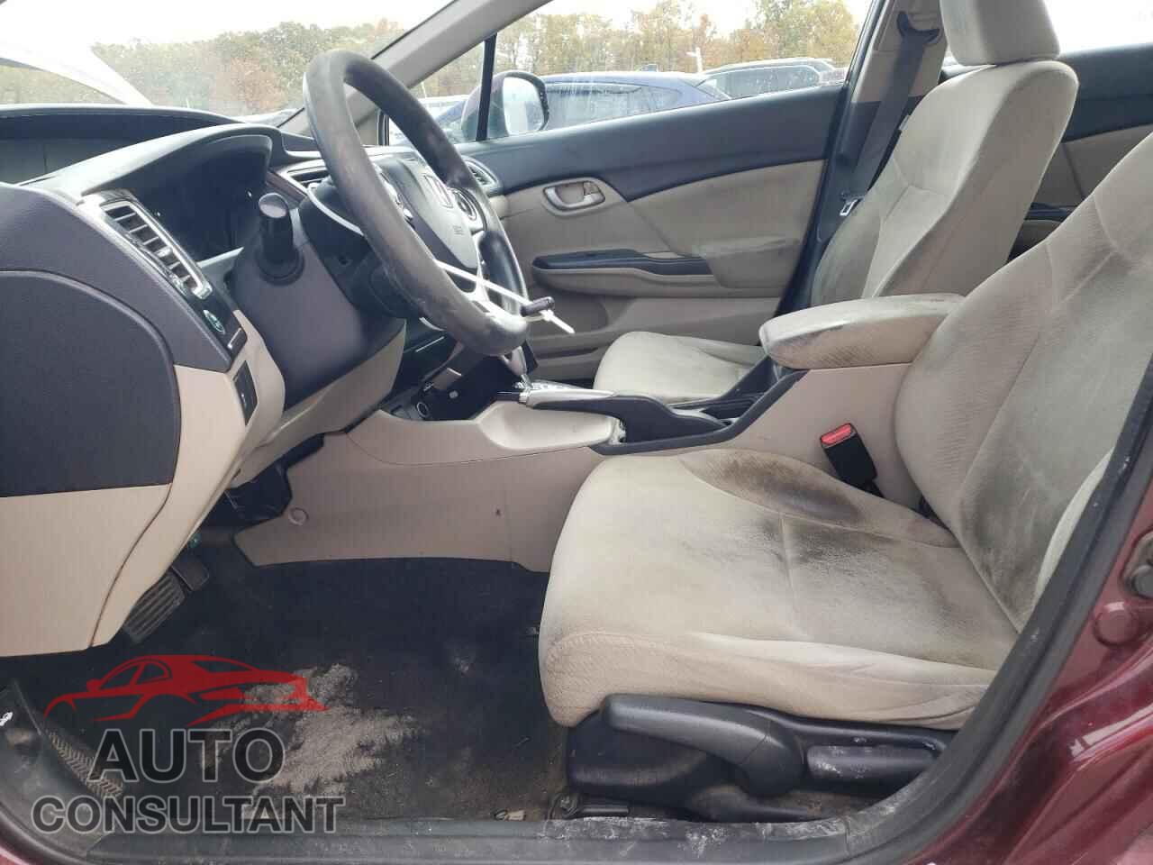 HONDA CIVIC 2013 - 19XFB2F57DE268947