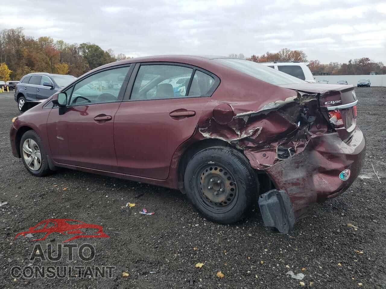 HONDA CIVIC 2013 - 2HGFB2F54DH565048