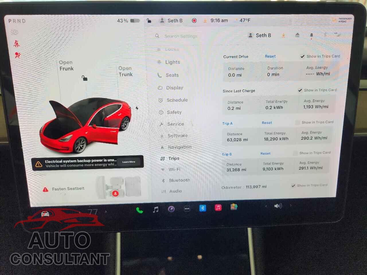 TESLA MODEL 3 2018 - 5YJ3E1EB2JF083738