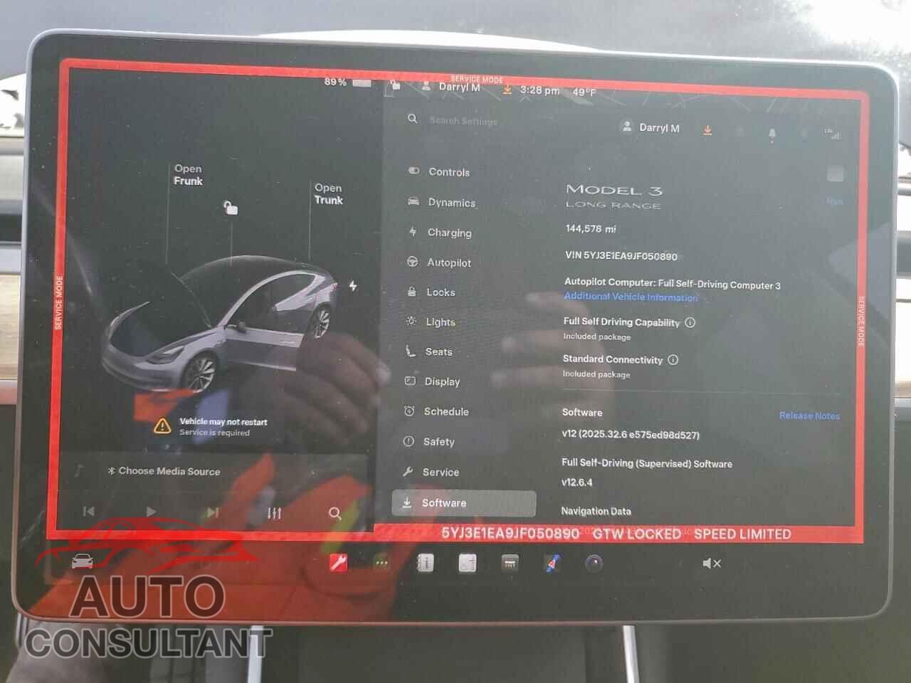 TESLA MODEL 3 2018 - 5YJ3E1EA9JF050890