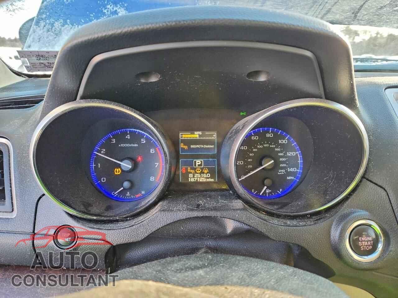 SUBARU OUTBACK 2016 - 4S4BSALC3G3244440
