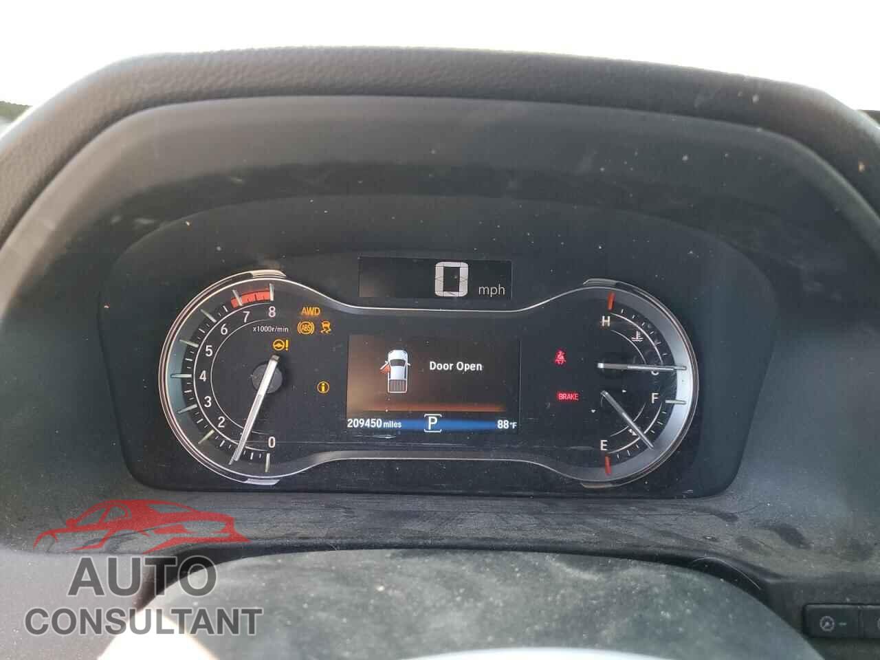 HONDA RIDGELINE 2017 - 5FPYK3F6XHB039371
